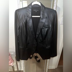 Black leather jacket Antonio Melani Brand